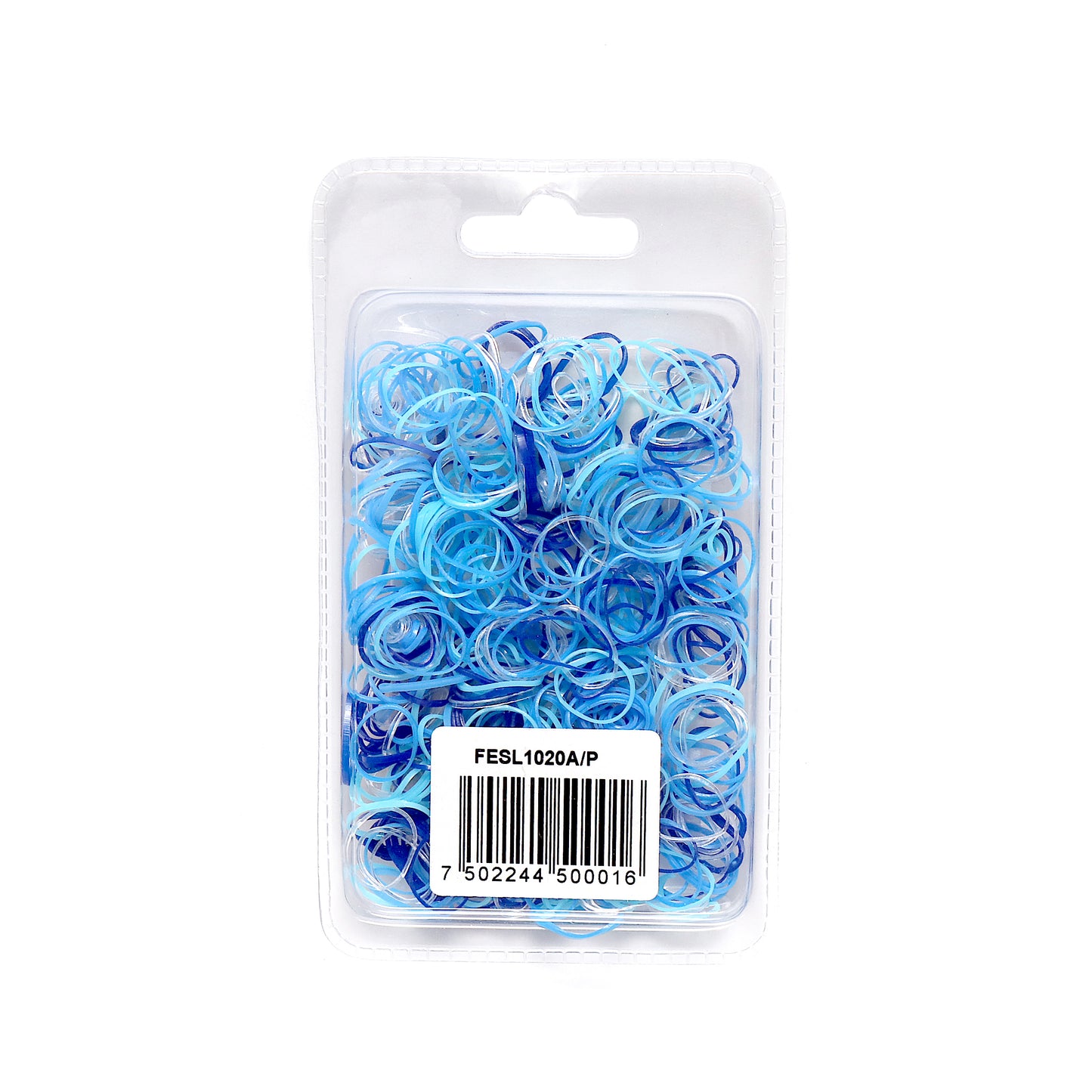 Ligas para cabello de caucho 12 paquetes con 500 piezas c/u
