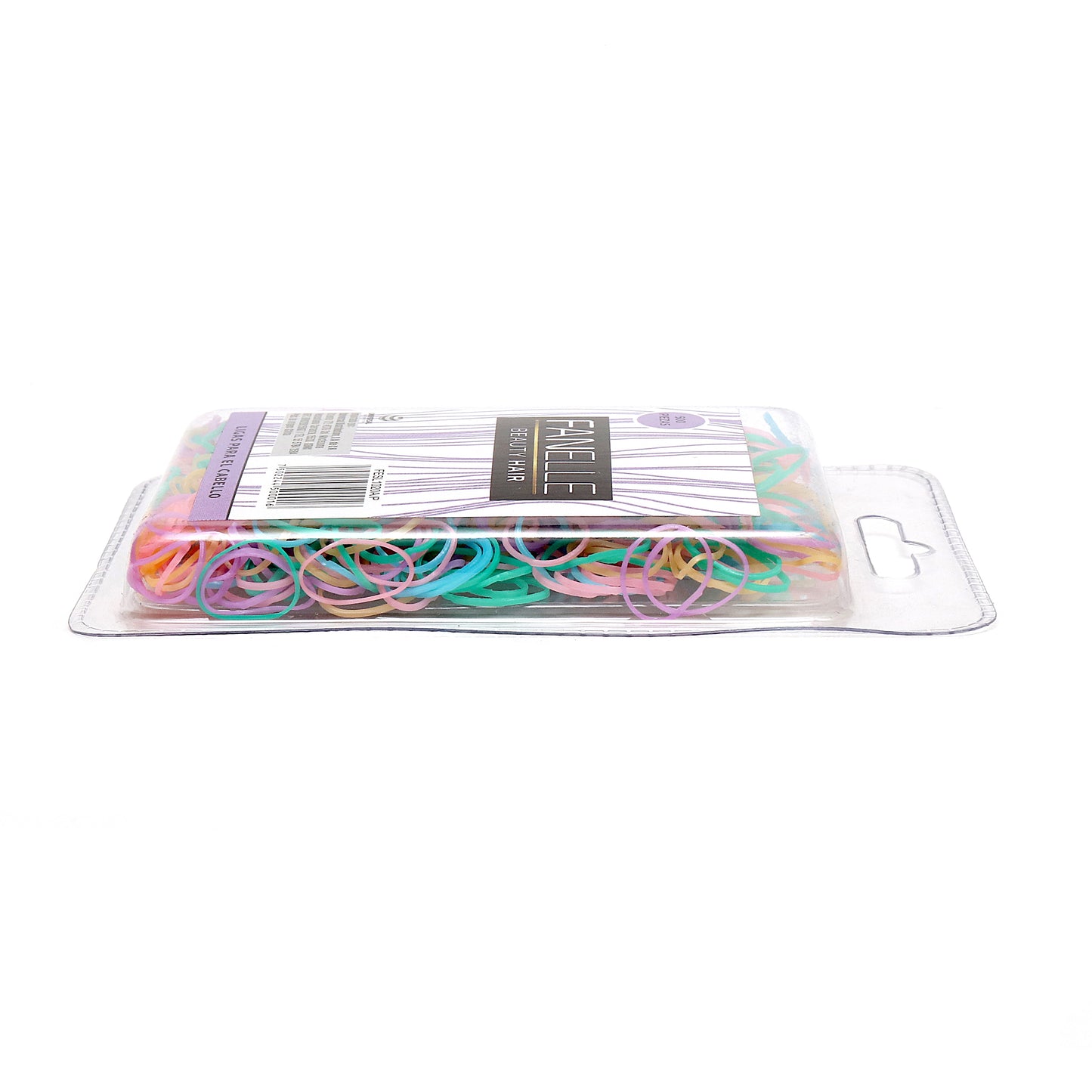 Ligas para cabello de caucho 12 paquetes con 500 piezas c/u