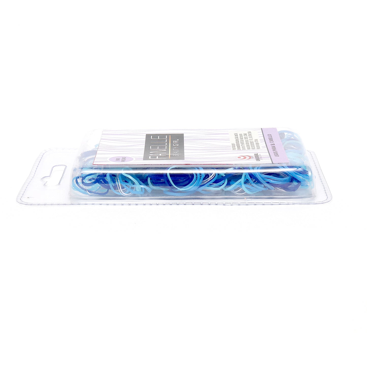 Ligas para cabello de caucho 12 paquetes con 500 piezas c/u