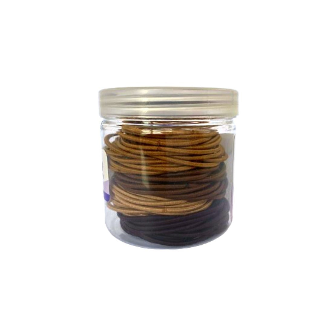 Ligas para cabello 6 paquetes con 100 piezas c/u