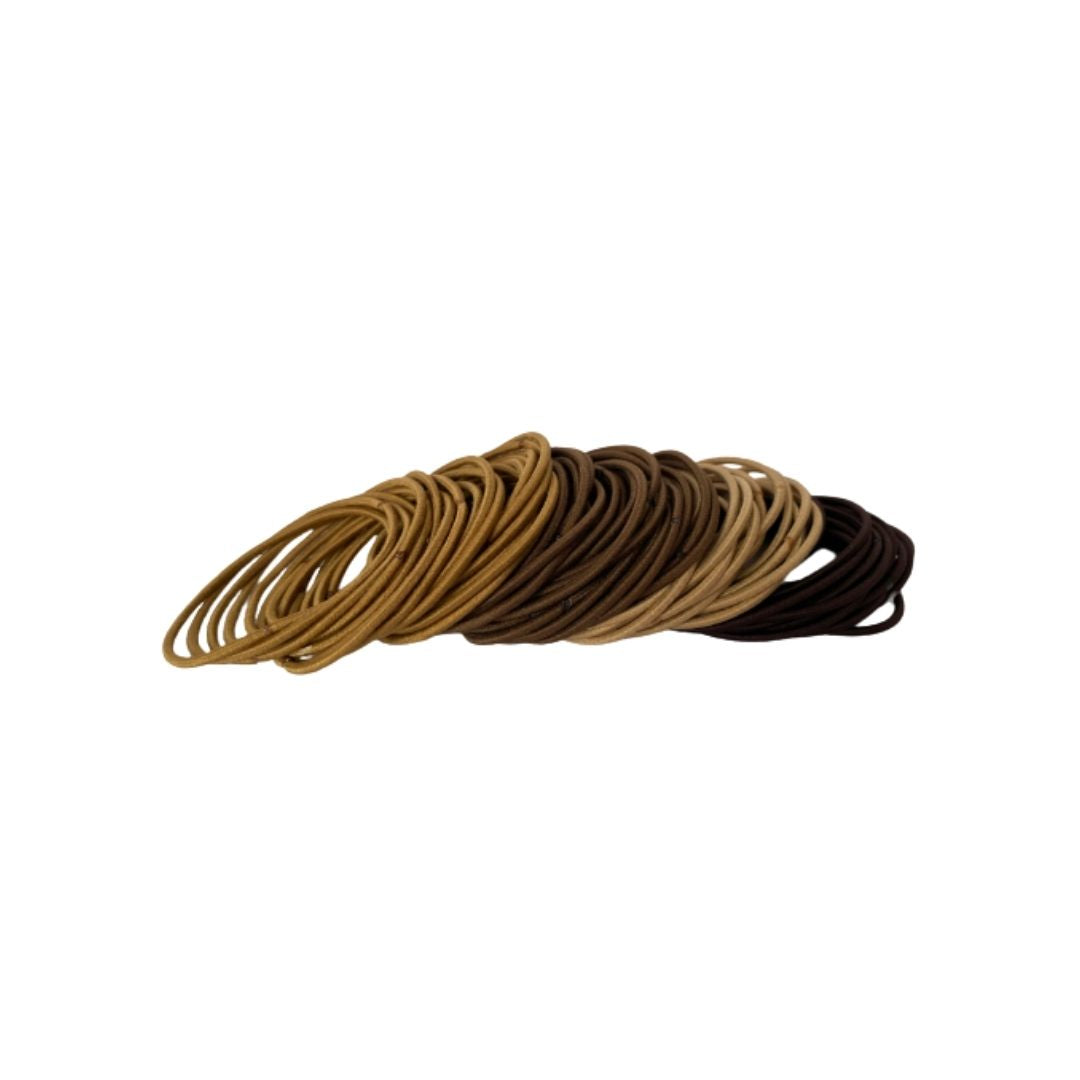 Ligas para cabello 6 paquetes con 100 piezas c/u
