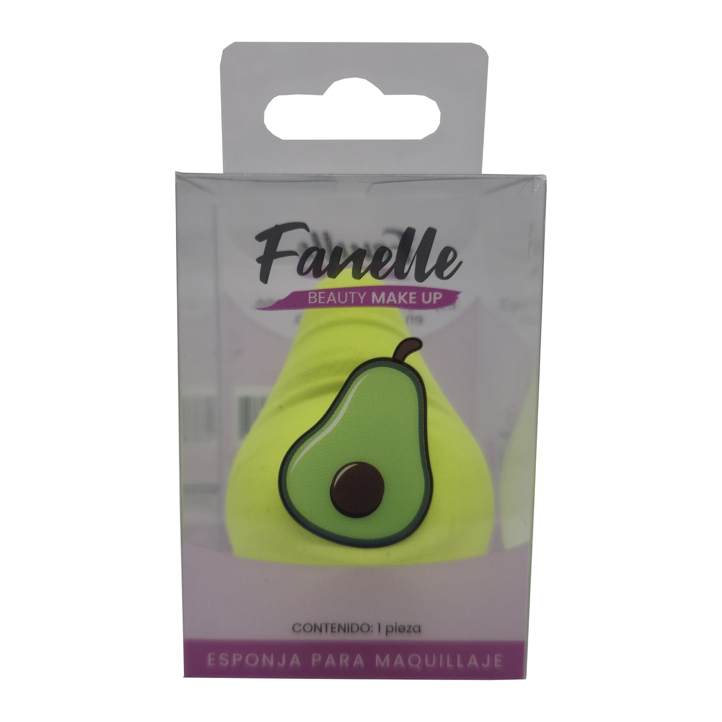 Esponja para Maquillaje Forma de Aguacate 6 piezas