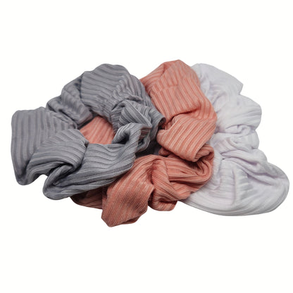 Dona para cabello Tipo Scrunchie 6 Tarjetas con 3 piezas c/u