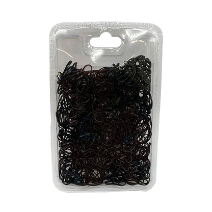 Ligas para cabello de caucho 12 paquetes con 500 piezas c/u